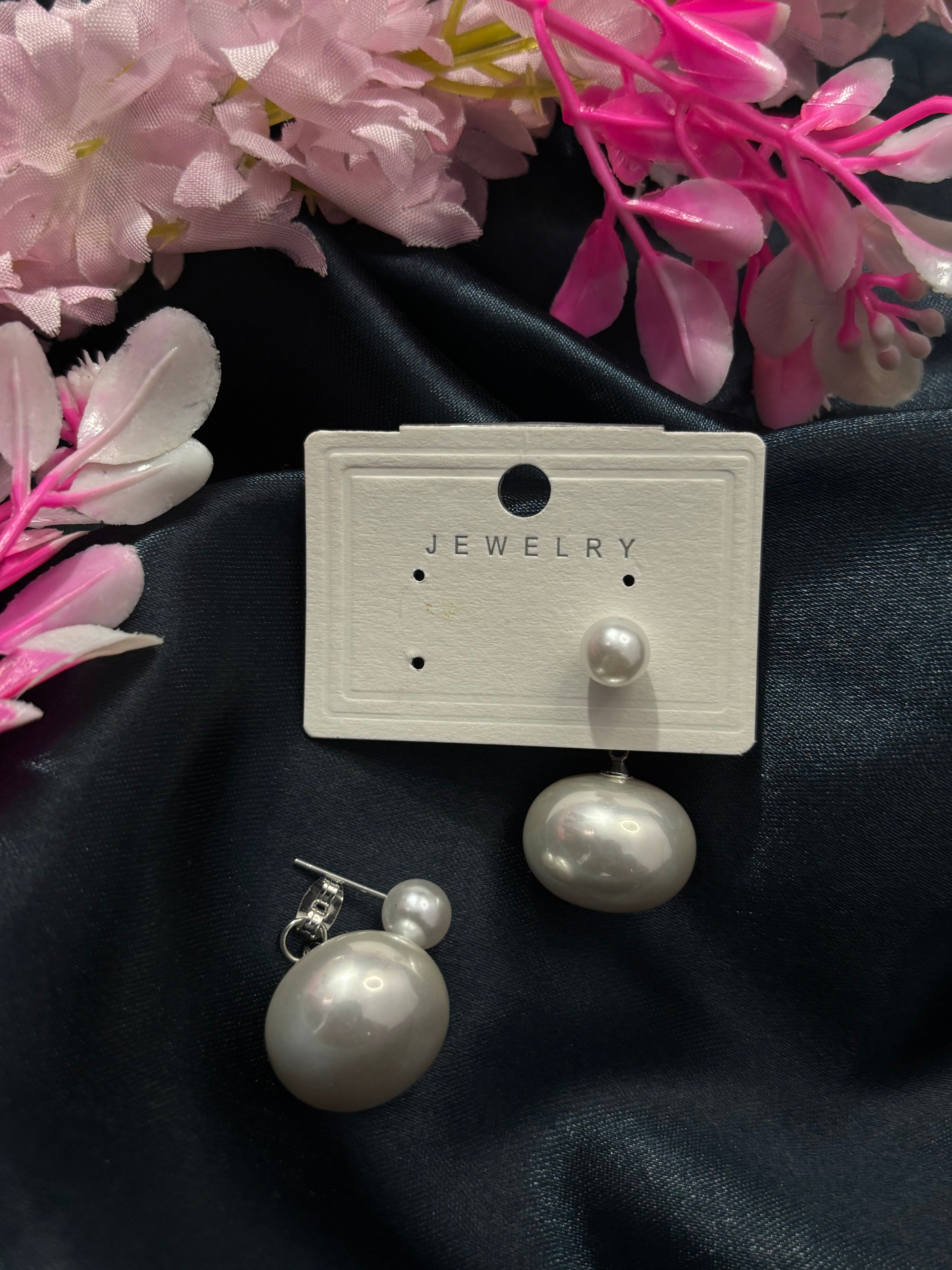 SHYAMZAN Classic Pearl Stud Earrings Set Gold Women Jewelry Gift Modern Design SYZ00033